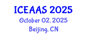 International Conference on Economic and Administrative Sciences (ICEAAS) October 02, 2025 - Beijing, China