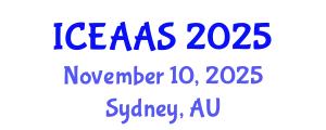 International Conference on Economic and Administrative Sciences (ICEAAS) November 10, 2025 - Sydney, Australia