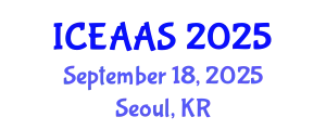 International Conference on Economic and Administrative Sciences (ICEAAS) September 18, 2025 - Seoul, Republic of Korea