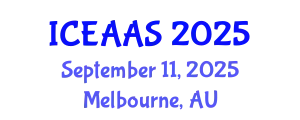 International Conference on Economic and Administrative Sciences (ICEAAS) September 11, 2025 - Melbourne, Australia