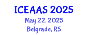 International Conference on Economic and Administrative Sciences (ICEAAS) May 22, 2025 - Belgrade, Serbia