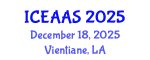 International Conference on Economic and Administrative Sciences (ICEAAS) December 18, 2025 - Vientiane, Laos
