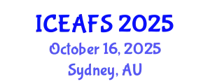 International Conference on Economic and Financial Sciences (ICEAFS) October 16, 2025 - Sydney, Australia