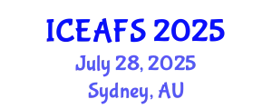 International Conference on Economic and Financial Sciences (ICEAFS) July 28, 2025 - Sydney, Australia