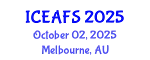 International Conference on Economic and Financial Sciences (ICEAFS) October 02, 2025 - Melbourne, Australia