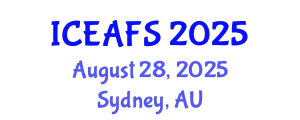 International Conference on Economic and Financial Sciences (ICEAFS) August 28, 2025 - Sydney, Australia