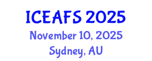 International Conference on Economic and Financial Sciences (ICEAFS) November 10, 2025 - Sydney, Australia