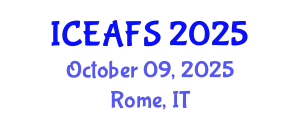 International Conference on Economic and Financial Sciences (ICEAFS) October 09, 2025 - Rome, Italy