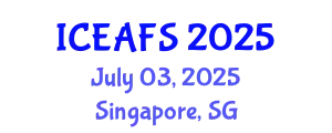 International Conference on Economic and Financial Sciences (ICEAFS) July 03, 2025 - Singapore, Singapore
