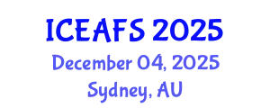 International Conference on Economic and Financial Sciences (ICEAFS) December 04, 2025 - Sydney, Australia