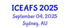 International Conference on Economic and Financial Sciences (ICEAFS) September 04, 2025 - Sydney, Australia