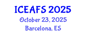 International Conference on Economic and Financial Sciences (ICEAFS) October 23, 2025 - Barcelona, Spain