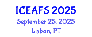 International Conference on Economic and Financial Sciences (ICEAFS) September 25, 2025 - Lisbon, Portugal