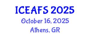 International Conference on Economic and Financial Sciences (ICEAFS) October 16, 2025 - Athens, Greece