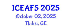 International Conference on Economic and Financial Sciences (ICEAFS) October 02, 2025 - Tbilisi, Georgia
