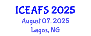 International Conference on Economic and Financial Sciences (ICEAFS) August 07, 2025 - Lagos, Nigeria