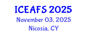 International Conference on Economic and Financial Sciences (ICEAFS) November 03, 2025 - Nicosia, Cyprus