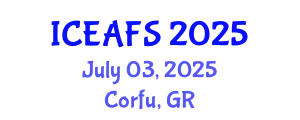 International Conference on Economic and Financial Sciences (ICEAFS) July 03, 2025 - Corfu, Greece