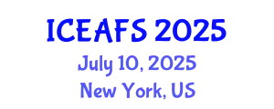International Conference on Economic and Financial Sciences (ICEAFS) July 10, 2025 - New York, United States