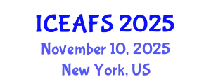 International Conference on Economic and Financial Sciences (ICEAFS) November 10, 2025 - New York, United States