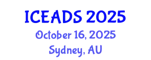 International Conference on Engineering and Design Sciences (ICEADS) October 16, 2025 - Sydney, Australia