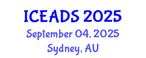 International Conference on Engineering and Design Sciences (ICEADS) September 04, 2025 - Sydney, Australia