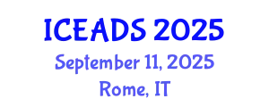 International Conference on Engineering and Design Sciences (ICEADS) September 11, 2025 - Rome, Italy