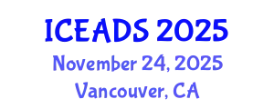International Conference on Engineering and Design Sciences (ICEADS) November 24, 2025 - Vancouver, Canada
