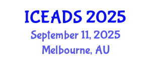 International Conference on Engineering and Design Sciences (ICEADS) September 11, 2025 - Melbourne, Australia