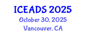 International Conference on Engineering and Design Sciences (ICEADS) October 30, 2025 - Vancouver, Canada