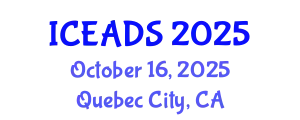 International Conference on Engineering and Design Sciences (ICEADS) October 16, 2025 - Quebec City, Canada