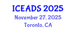 International Conference on Engineering and Design Sciences (ICEADS) November 27, 2025 - Toronto, Canada