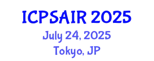 International Conference on Political Sciences and International Relations (ICPSAIR) July 24, 2025 - Tokyo, Japan
