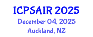 International Conference on Political Sciences and International Relations (ICPSAIR) December 04, 2025 - Auckland, New Zealand