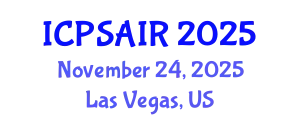 International Conference on Political Sciences and International Relations (ICPSAIR) November 24, 2025 - Las Vegas, United States
