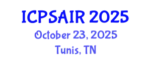 International Conference on Political Sciences and International Relations (ICPSAIR) October 23, 2025 - Tunis, Tunisia