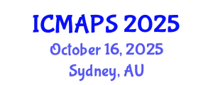International Conference on Mathematical and Physical Sciences (ICMAPS) October 16, 2025 - Sydney, Australia