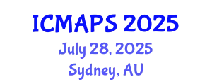 International Conference on Mathematical and Physical Sciences (ICMAPS) July 28, 2025 - Sydney, Australia
