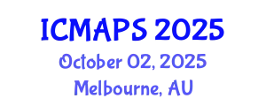 International Conference on Mathematical and Physical Sciences (ICMAPS) October 02, 2025 - Melbourne, Australia