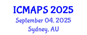 International Conference on Mathematical and Physical Sciences (ICMAPS) September 04, 2025 - Sydney, Australia