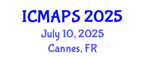 International Conference on Mathematical and Physical Sciences (ICMAPS) July 10, 2025 - Cannes, France