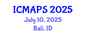 International Conference on Mathematical and Physical Sciences (ICMAPS) July 10, 2025 - Bali, Indonesia