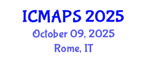 International Conference on Mathematical and Physical Sciences (ICMAPS) October 09, 2025 - Rome, Italy