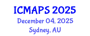 International Conference on Mathematical and Physical Sciences (ICMAPS) December 04, 2025 - Sydney, Australia