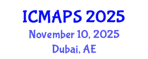 International Conference on Mathematical and Physical Sciences (ICMAPS) November 10, 2025 - Dubai, United Arab Emirates
