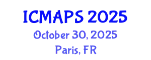 International Conference on Mathematical and Physical Sciences (ICMAPS) October 30, 2025 - Paris, France