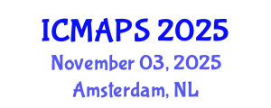 International Conference on Mathematical and Physical Sciences (ICMAPS) November 03, 2025 - Amsterdam, Netherlands