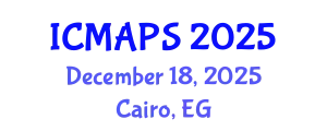 International Conference on Mathematical and Physical Sciences (ICMAPS) December 18, 2025 - Cairo, Egypt