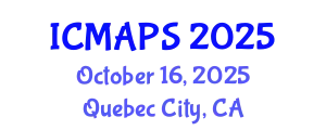 International Conference on Mathematical and Physical Sciences (ICMAPS) October 16, 2025 - Quebec City, Canada