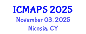 International Conference on Mathematical and Physical Sciences (ICMAPS) November 03, 2025 - Nicosia, Cyprus